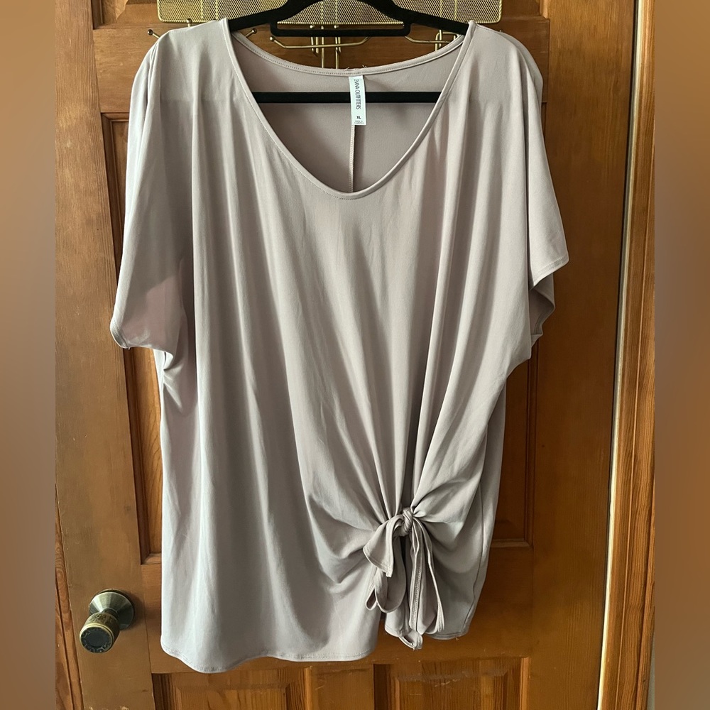 NWT blouse with side tie detail